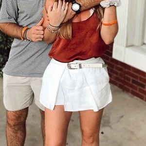 White J. Crew Skort